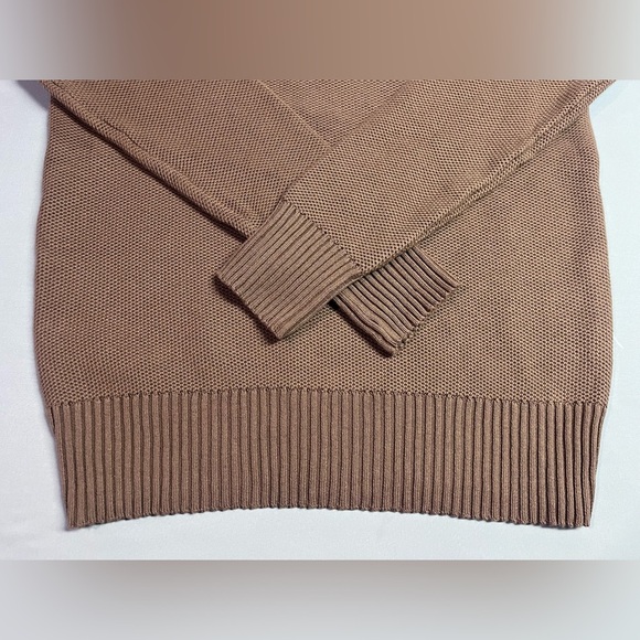 Matty M Women's Crewneck Brown Knit Sweater NWT - Picture 3 of 4